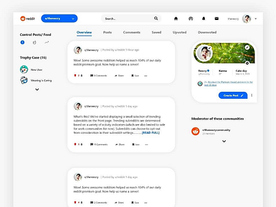 Reddit Website Redesign