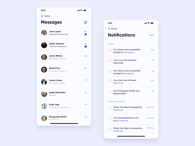 Notifications & Messages