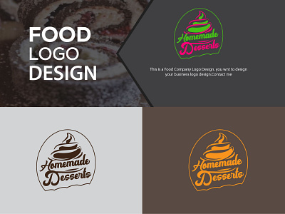 Restaurant Food Logo Design app icon app logo branding business logo company logo creative logo flat logo food logo logo modern logo new logo restaurant logo website logo