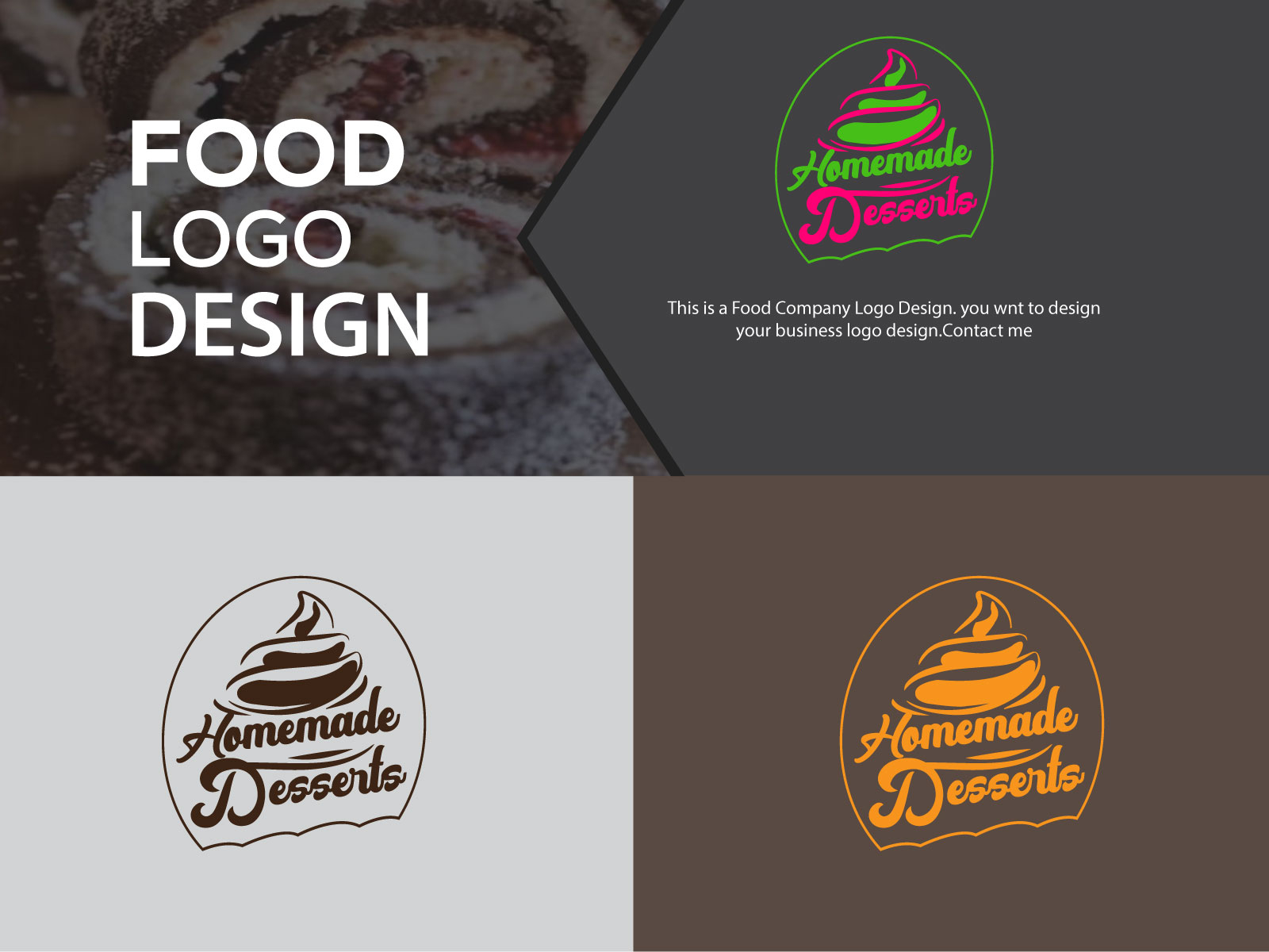 Restaurant Food Logo Design By Shabanapro On Dribbble