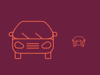 compact car icon icon iconography illustration