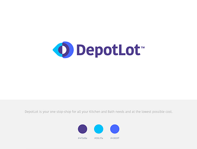 DepotLot Brand Concept branding design logo typography ui web website