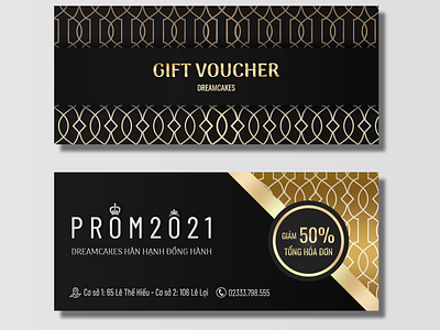 VOUCHER PROM 2021 ads branding design illustration logos logotype ui ux vector voucher voucher design vouchers