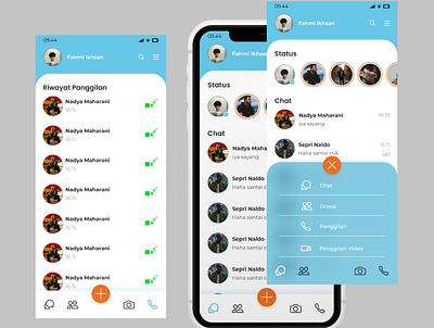 Chat apps design app design minimalist mobile