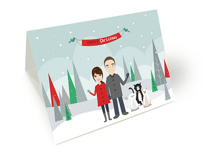 Custom Christmas Card Design card christmas design family greeting holiday xmas