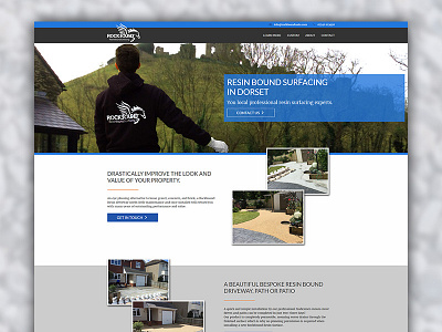 Rockbound Website Design boring business landing page website