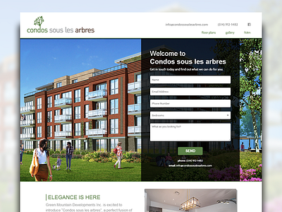 Condo Landing Page for Lead Generation