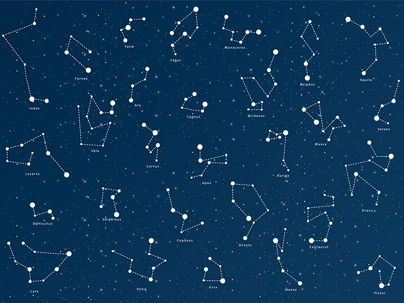 Constellation Map designs, themes, templates and downloadable graphic