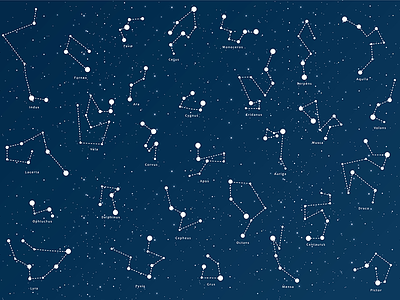 Constellation Map chart constellation map star