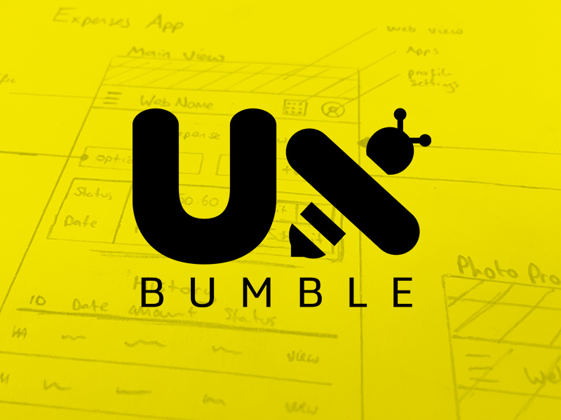 UxBumble Logo logo design ux uxbumble