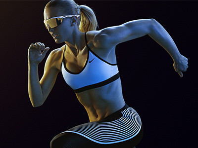 Nike Vison athlete compositing nike retouching sports