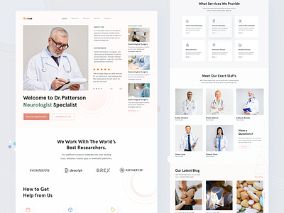 Doctor Portfolio Landing Page