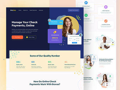 Banking Landing Page Design