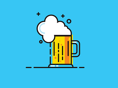 Beer flat flat illustration illustration