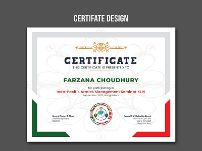 Certificate Design