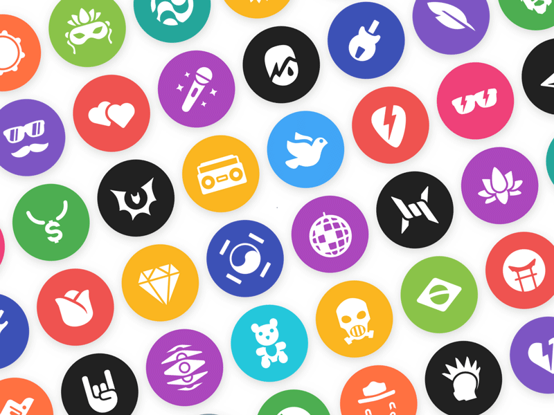 Music Genre Icons animation app art design icon illustration illustrator minimal ui vector