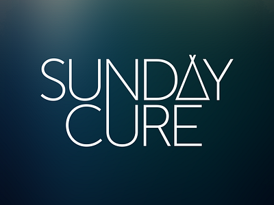 Sunday Cure Branding brand cure dj logo music sunday