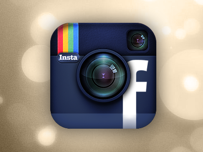 Instagram & Facebook Icon facebook icon instagram merge