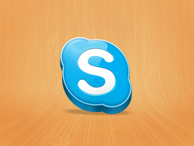 Skype App Icon [Download] 3d app blue icon mac skype