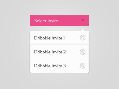 Select Your Dribbble Invite [PSD] 3 dribble invites