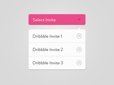 Select Your Dribbble Invite [PSD]