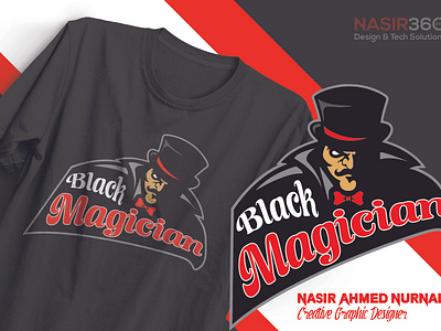 Custom T-Shirt Design | Black Magician