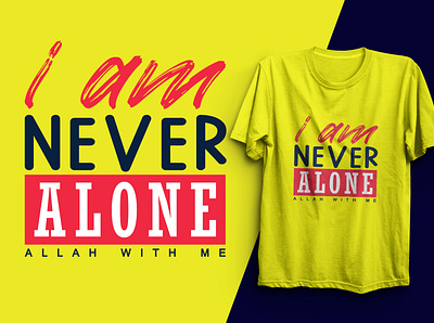 I m Never Alone | Text Typography simple text design text typography typeface typogaphy typography design