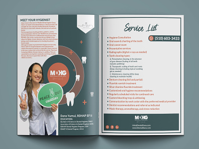 Dental Care Service Flyer | Two Side Flyer Design