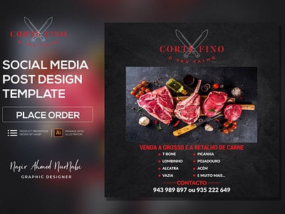 Social Media Post Design | CORTE FINO | Nasir Ahmed Nurnabi