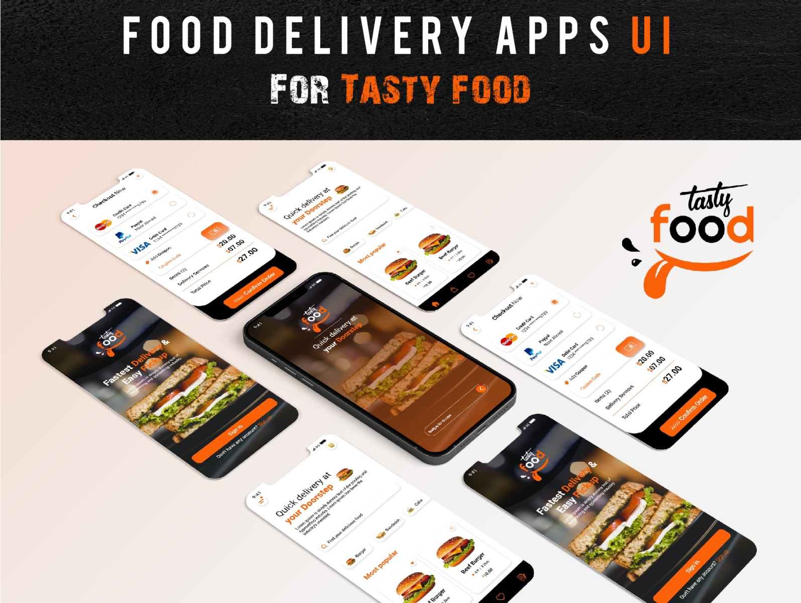 Food Delivery Apps UI Design | Nasir Ahmed NurNabi By Nasir Ahmed ...