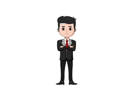 Businessman Expression Cartoon Character Design 2 business businessman cartoon character characterdesign design flat illustration people peoples vector