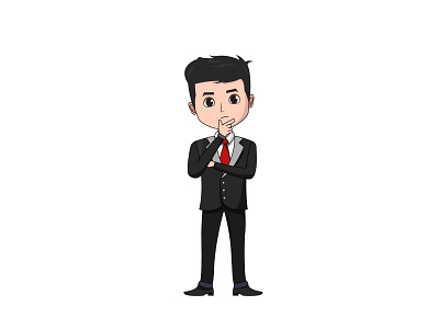 Businessman Expression Cartoon Character Design 4 business cartoon character characterdesign design flat illustration peoples vector vectors