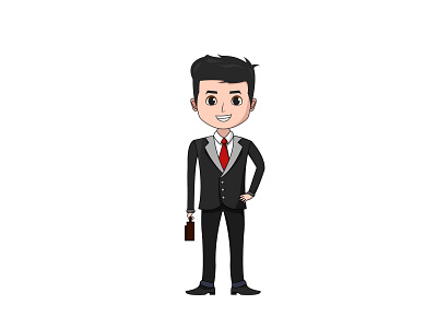 Businessman Expression Cartoon Character Design 5 business cartoon character characterdesign design flat illustration peoples vector vectors