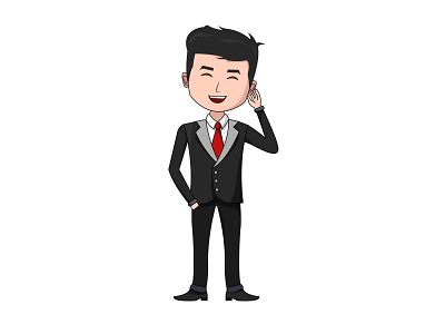 Businessman Expression Cartoon Character Design business cartoon character characterdesign design flat illustration peoples vector vectors