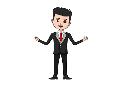 Businessman Expression Cartoon Character Design business cartoon character characterdesign design flat illustration peoples vector vectors