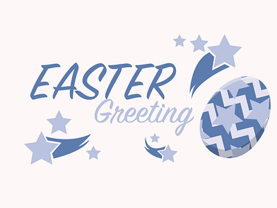 Happy Easter Greeting Decoration Card Design