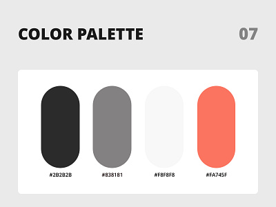 Color Palette 07 branding color palette colorschemes design visual design