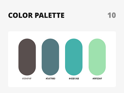 Color Palette 10 branding color palette colorschemes design ui uiux visual design