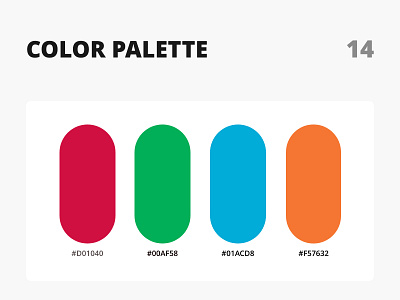 Metro Colors Palette 14 color palette colorschemes design uiux visual design