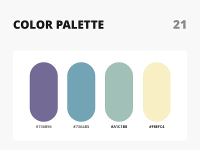 Pastel shades palette 21