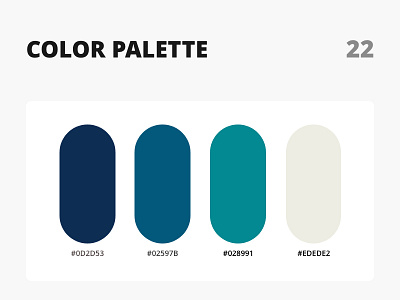 Trendy colors palette 22