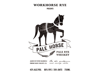 initial designs horse label logo typography whiskey