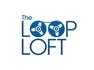 The Loop Loft logo loop rebrand spool tape type