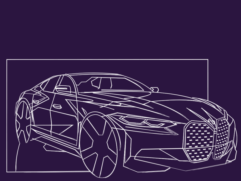 2023 BMW XM  Design Sketch  Caricos