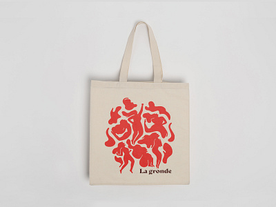 La gronde branding goodies graphic design illustration tote bag vector