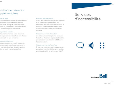 Brochure du centre de services d'accessibilité