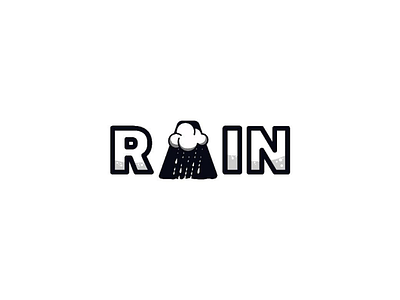 RAIN logomark logo design