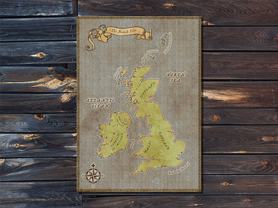 Antique Map of the British Isles