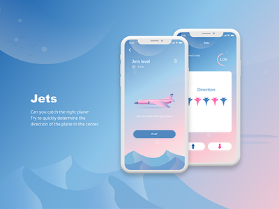 Mind Tests Gamification Mobile App Design: illustrations + UI