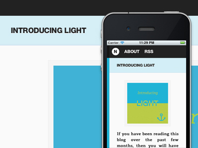 Introducing Light anchor compass lightweight minimalistic mobile first responsive responsive web design sass scss web